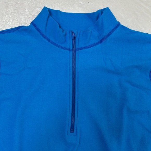 PolarMax BASELAYER QUATTRO FLEECE ZipMock top - Polar Blue - Picture 3 of 10